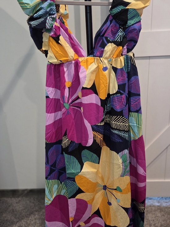 Meet Me In Santorini Dresses & Skirts - Tropical Floral Maxi Dress in Bright Multicolor